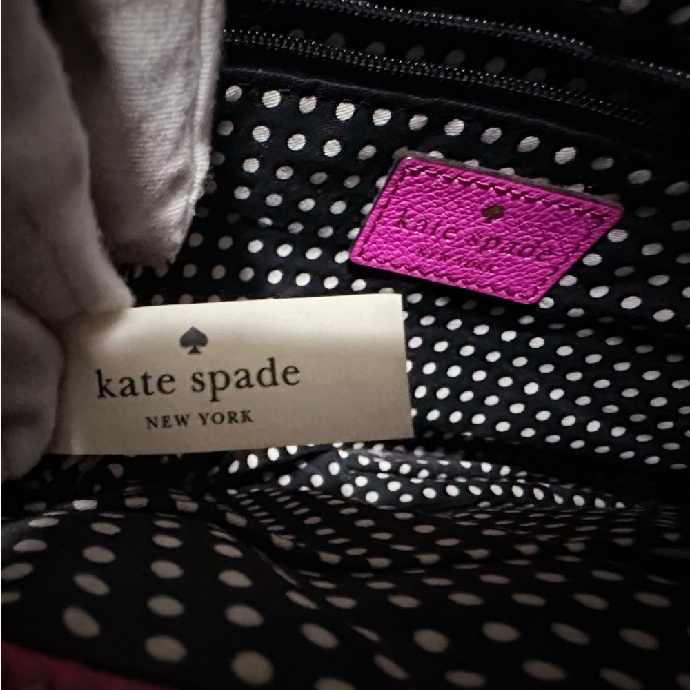 Kate Spade hot pink Y2K Fuchsia Crossbody Bag with Gold Accents - Picture 16 of 17